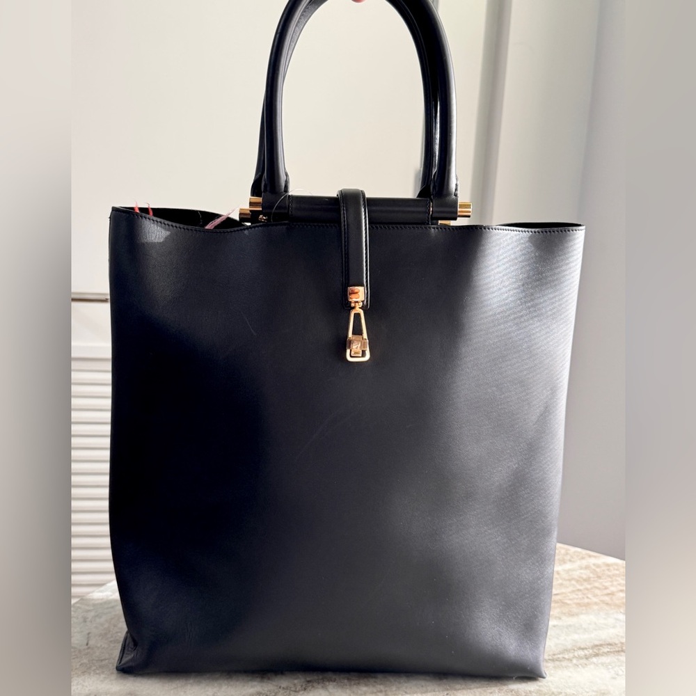 GABRIELA HEARST VEVERS Tote Black Nero Carryon Leather Bag Shopper Handbag